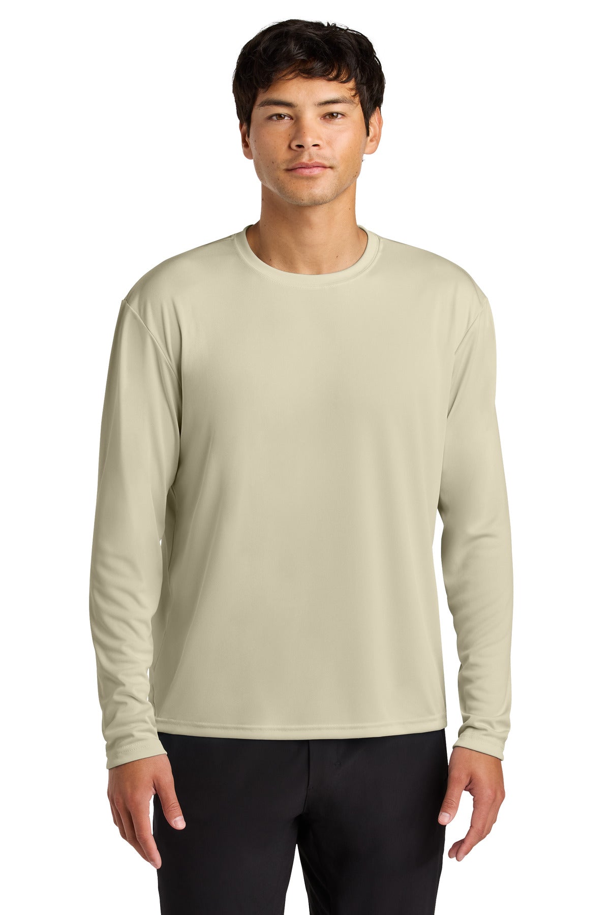 A4 Cooling Performance Long Sleeve Tee A4N3165 in Sand