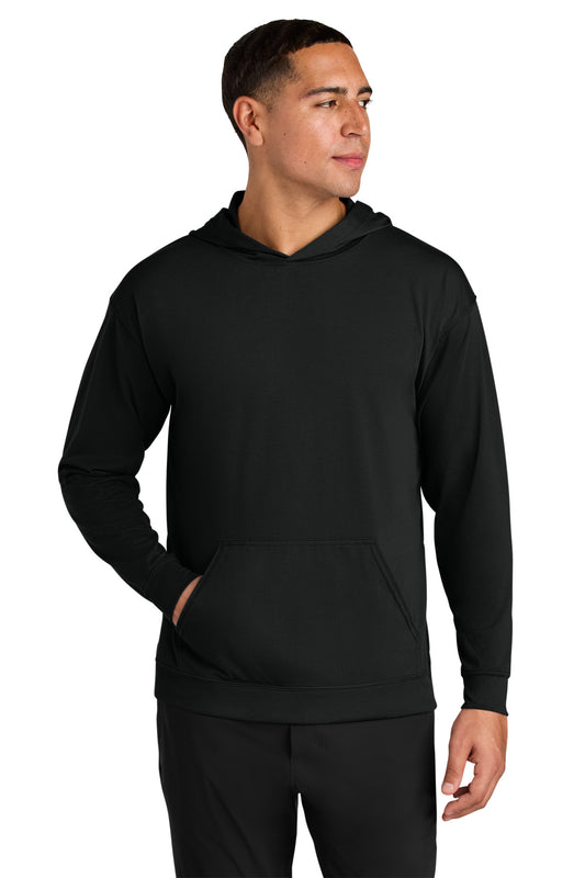 A4 Softek Long Sleeve Hooded Tee A4N3528 in Black