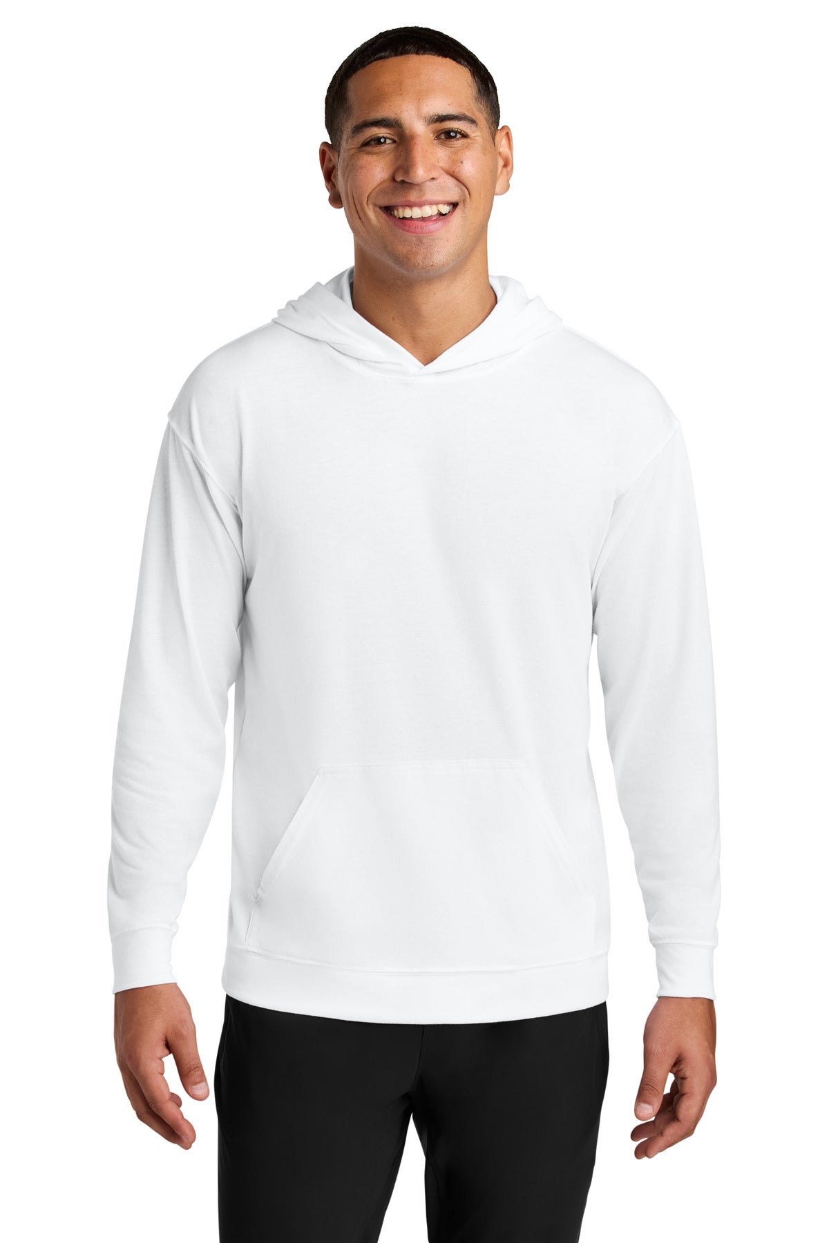 A4 Softek Long Sleeve Hooded Tee A4N3528 in White