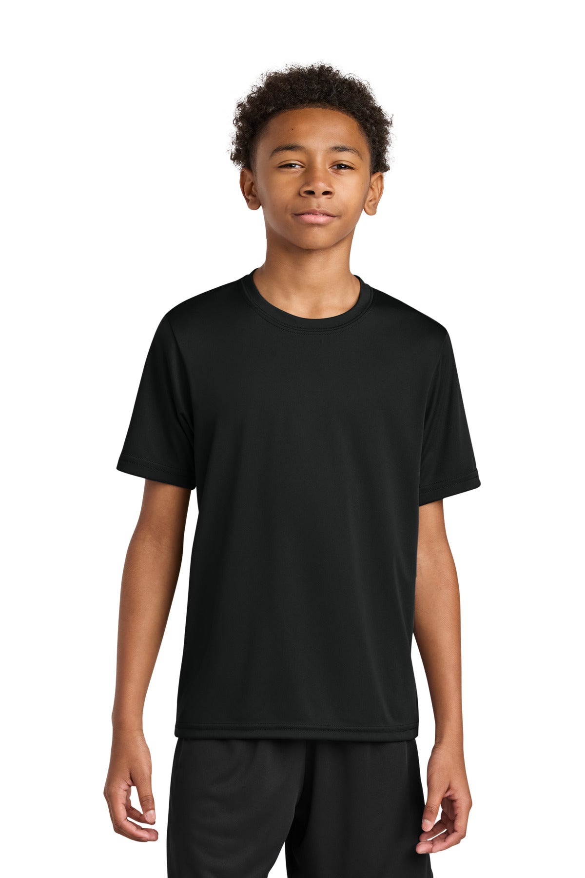 A4 Youth Cooling Performance Short Sleeve Tee A4NB3142 in Black