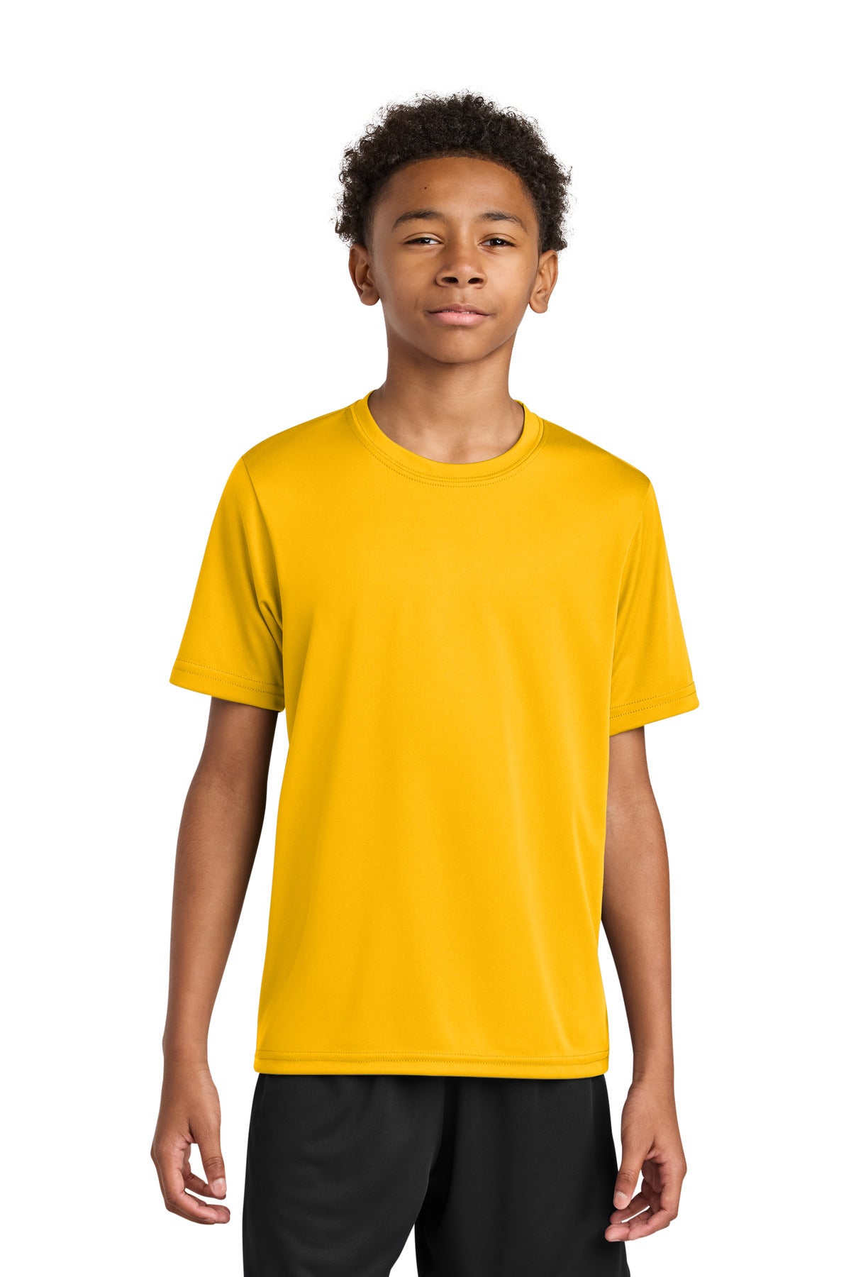 A4 Youth Cooling Performance Short Sleeve Tee A4NB3142 in Gold