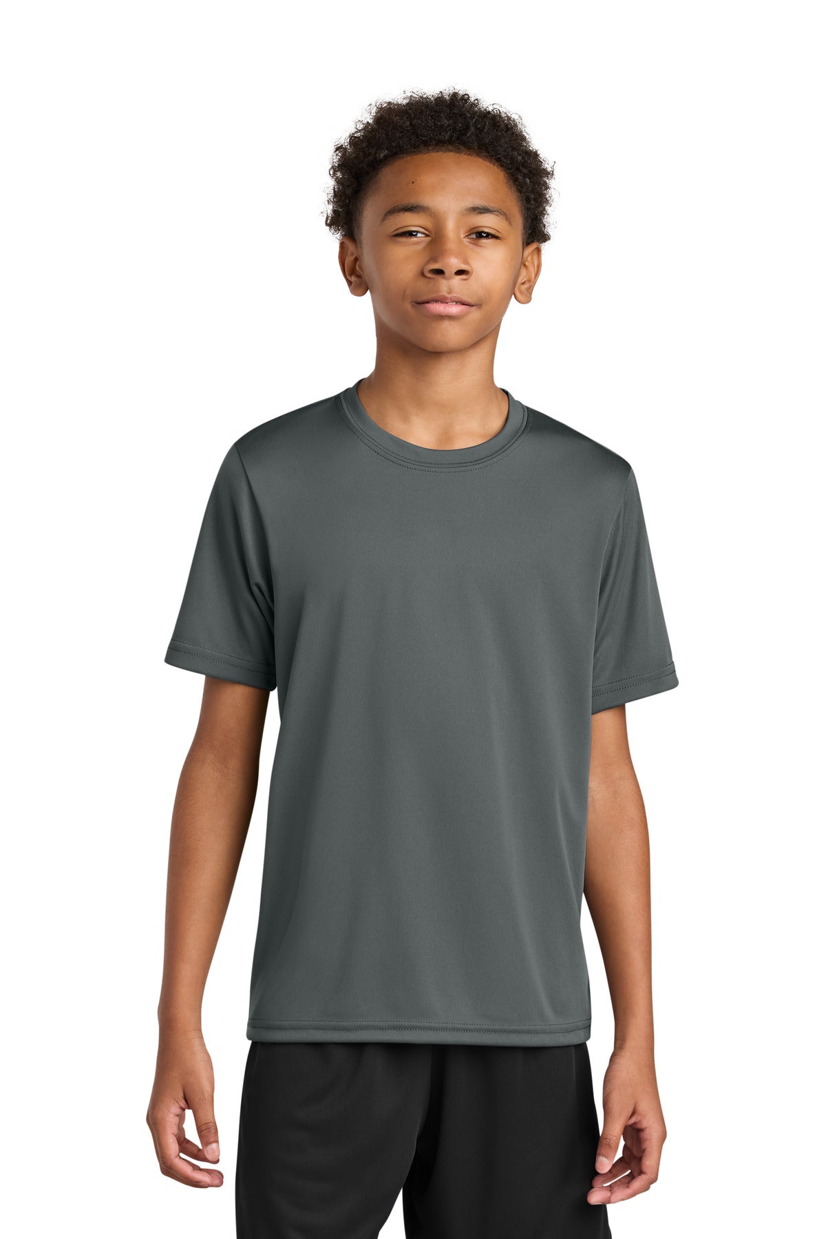 A4 Youth Cooling Performance Short Sleeve Tee A4NB3142 in Graphite