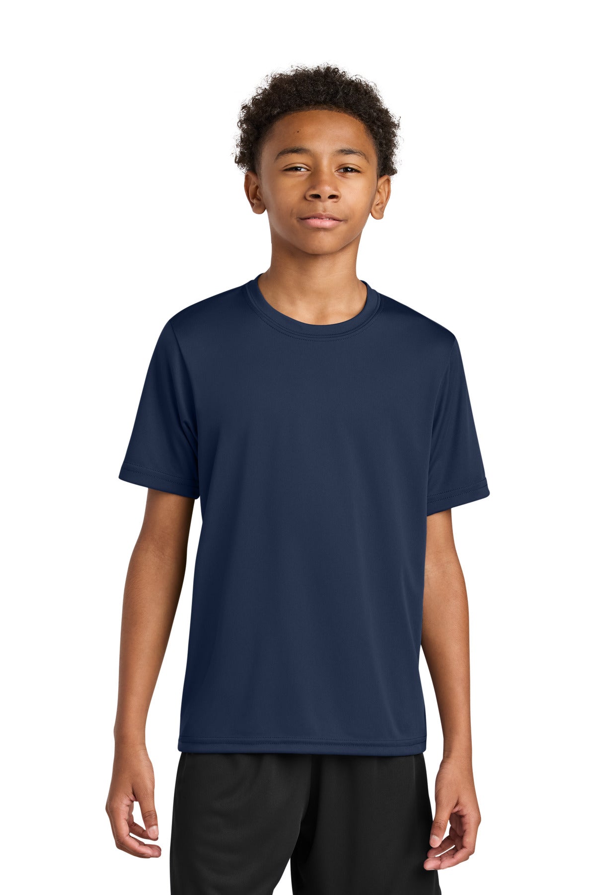 A4 Youth Cooling Performance Short Sleeve Tee A4NB3142 in Navy