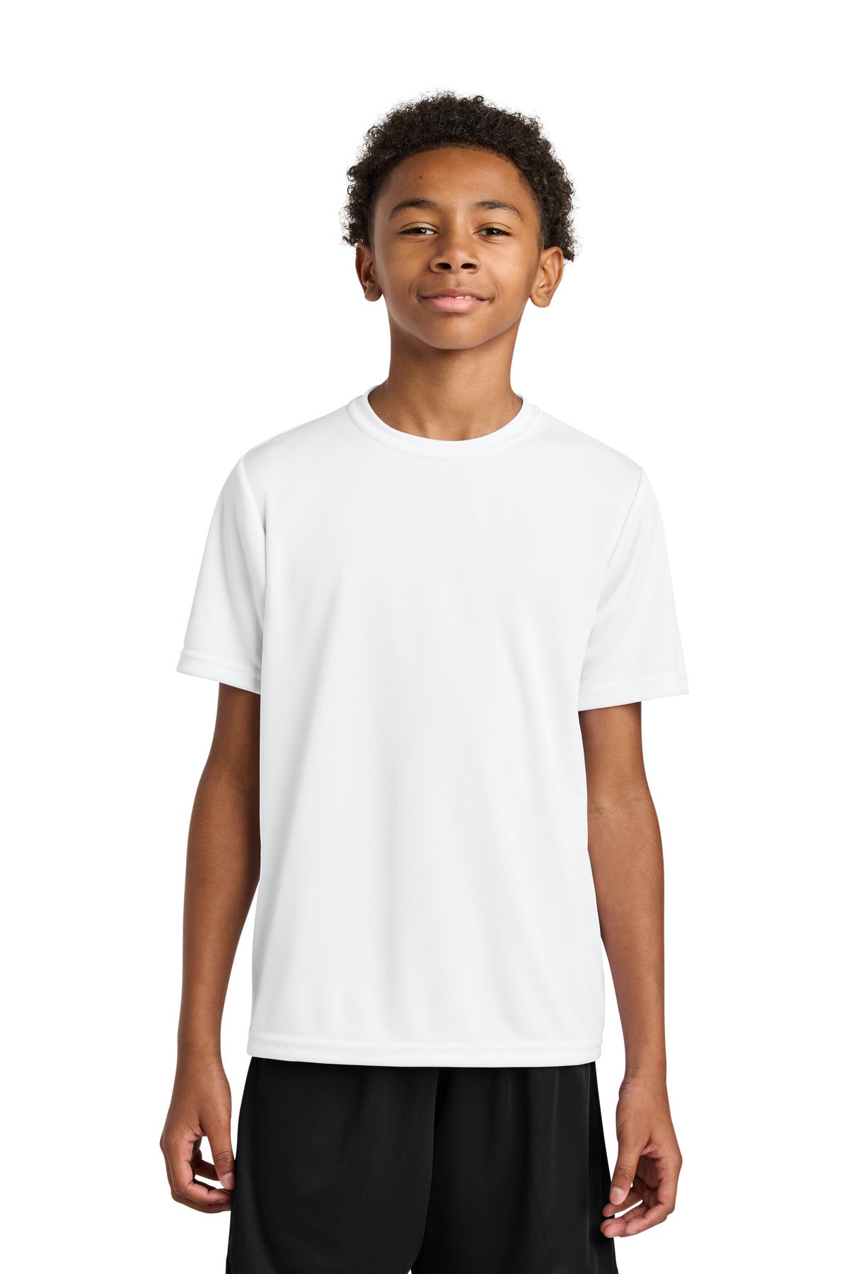 A4 Youth Cooling Performance Short Sleeve Tee A4NB3142 in White