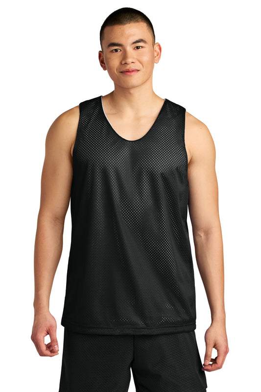 A4 Sprint Reversible Mesh Tank A4NF1270 in Black/ White