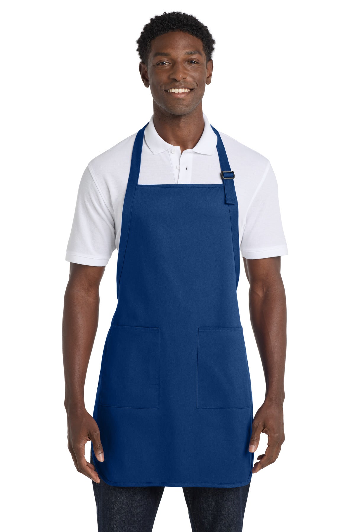 Port Authority Full-Length Apron with Pockets.  A500 in Royal