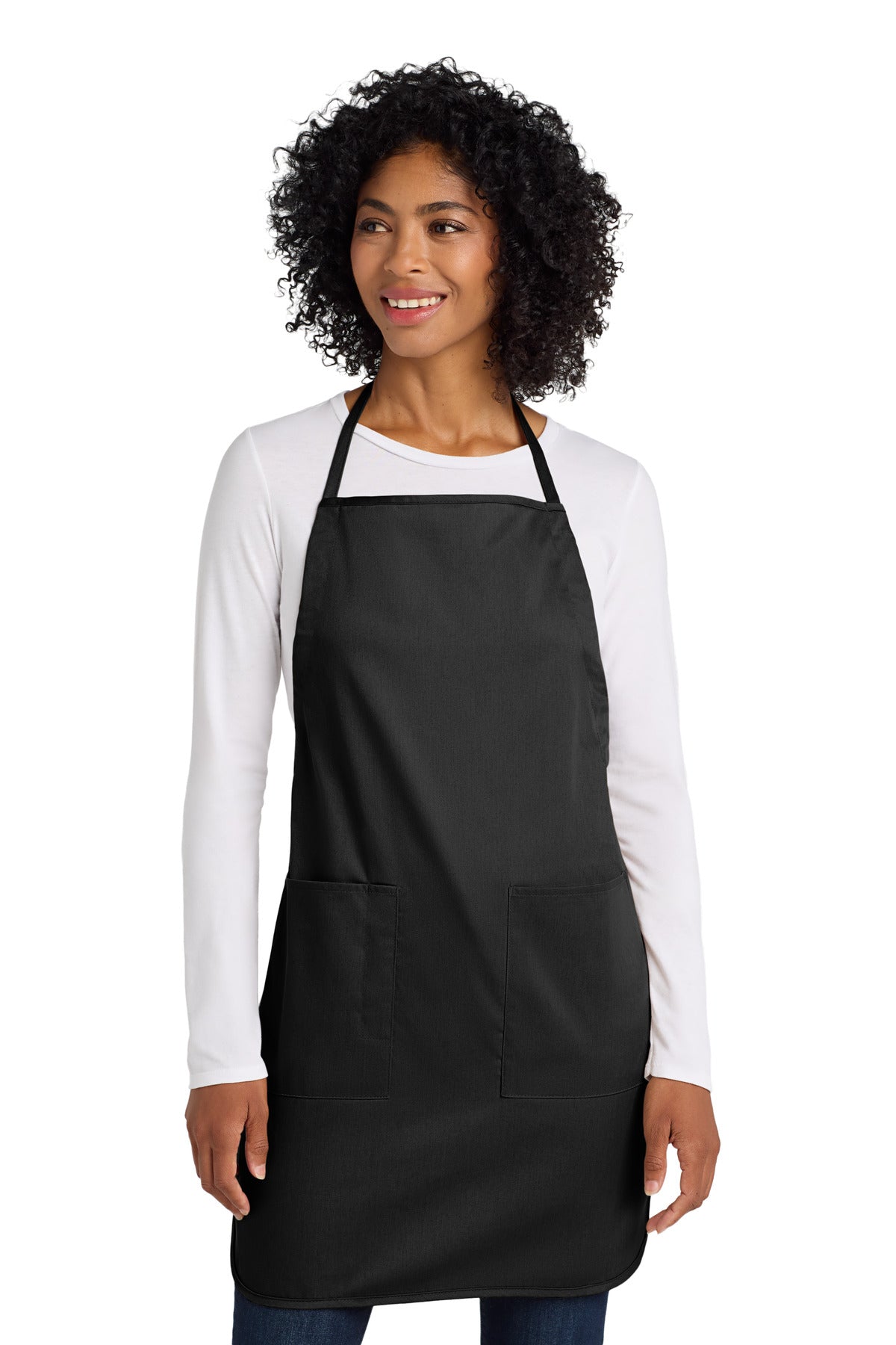 Port Authority Full-Length Apron.  A520 in Black