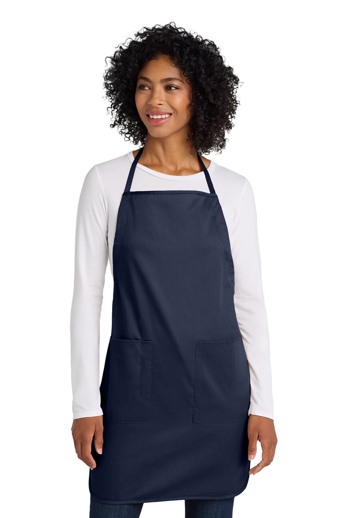 Port Authority Full-Length Apron.  A520 in Navy