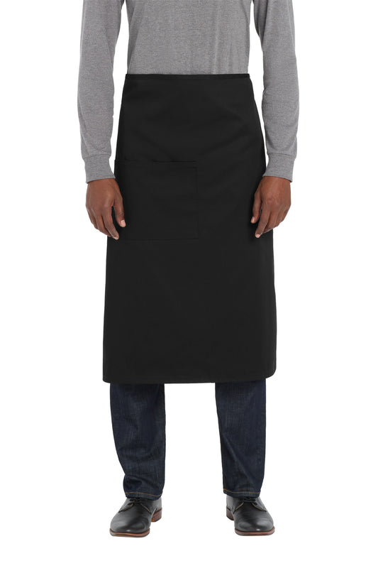 Port Authority Easy Care Full Bistro Apron with Stain Release. A701 in Black