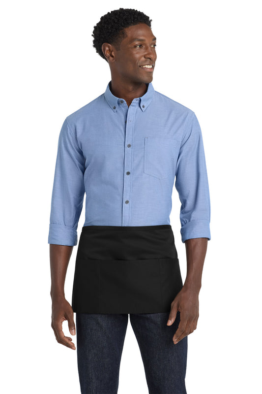 Port Authority Easy Care Waist Apron with Stain Release. A702 in Black