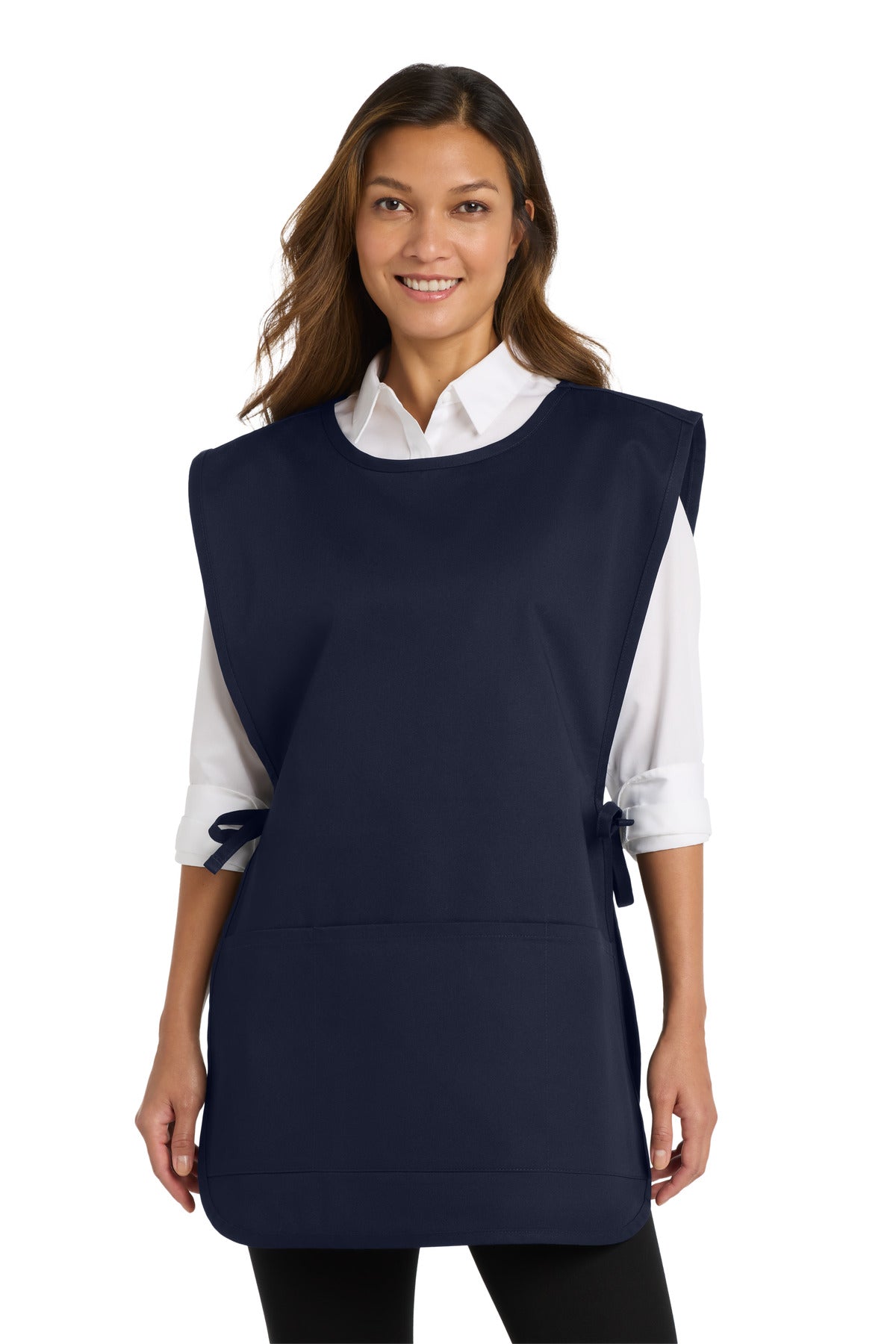 Port Authority Easy Care Cobbler Apron with Stain Release. A705 in Navy