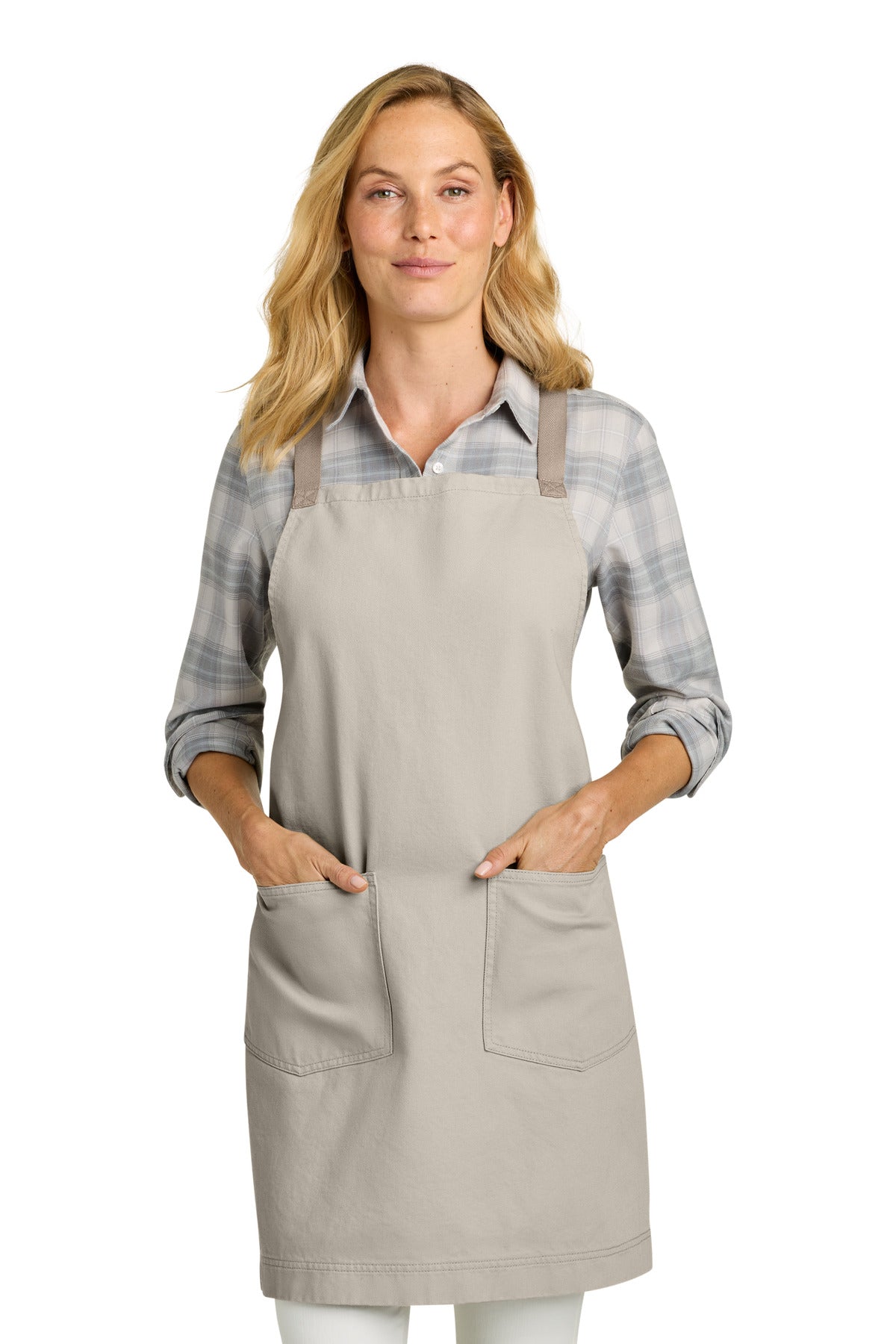 Port Authority  Signature Heavy Twill Crossback Apron A902 in Sahara