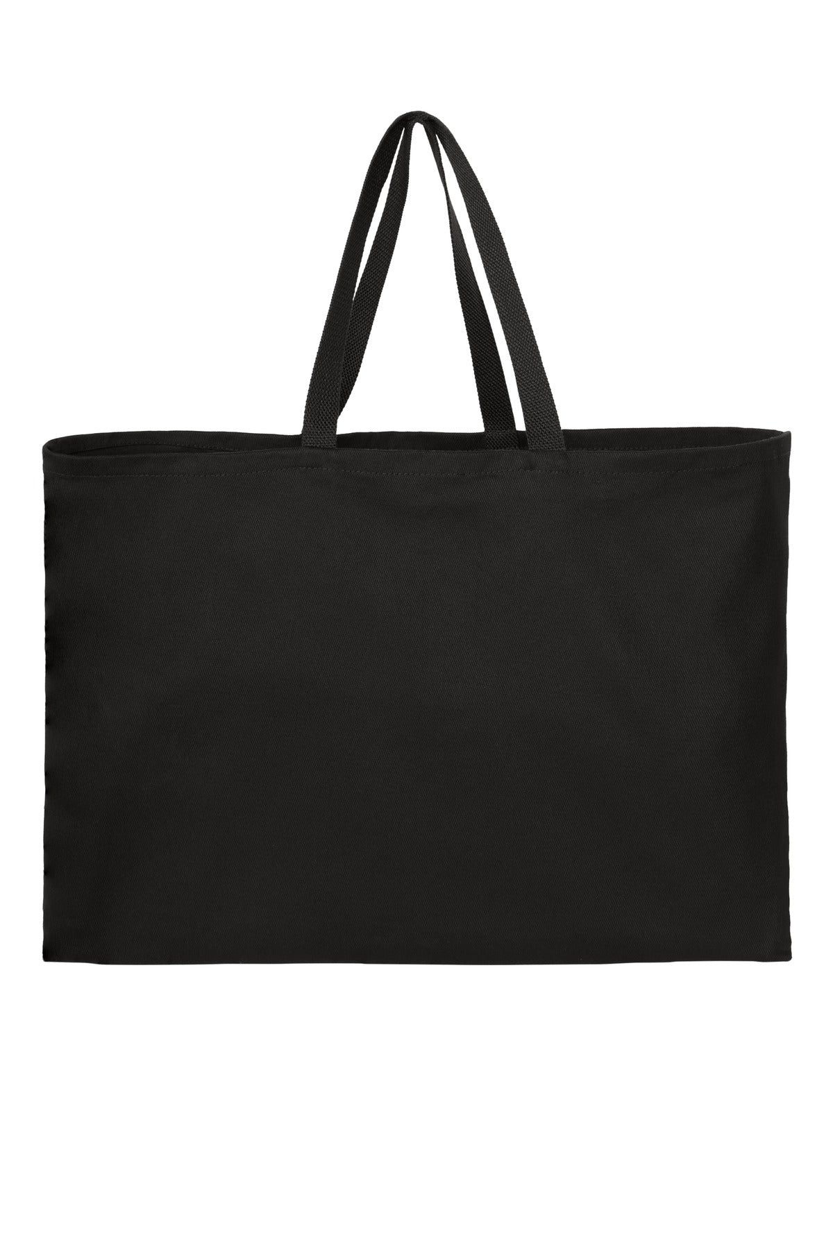 Port Authority - Ideal Twill Jumbo Tote.  B300 in Black
