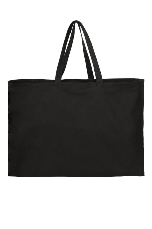 Port Authority - Ideal Twill Jumbo Tote.  B300 in Black
