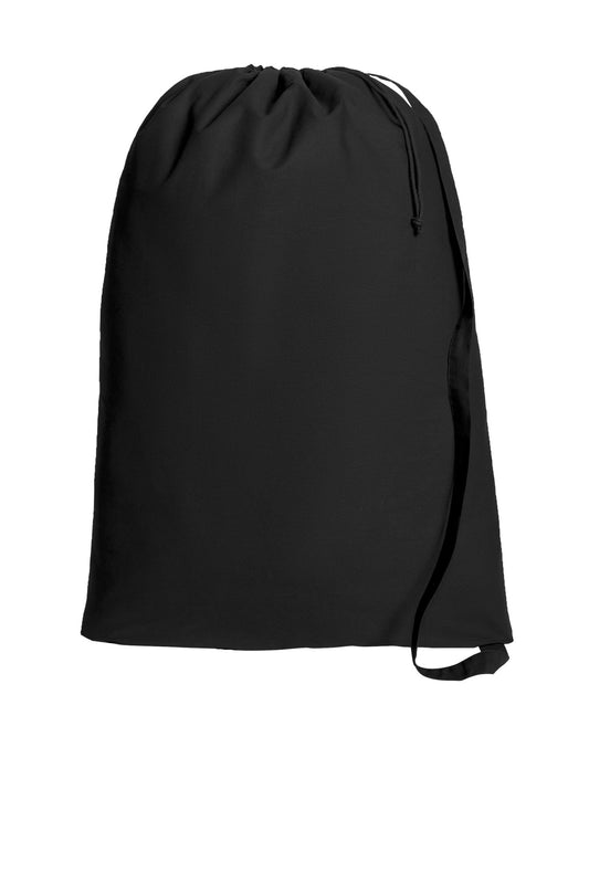 Port Authority Core Cotton Laundry Bag BG0850 in Deep Black