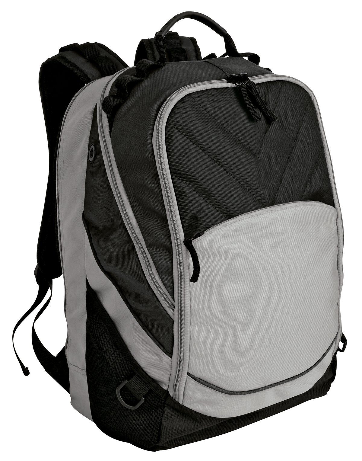 Port Authority Xcape Computer Backpack. BG100 in Black/ Grey