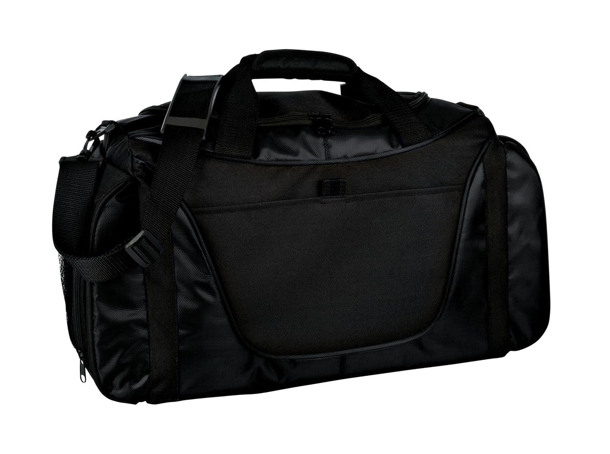 Port Authority Medium Two-Tone Duffel. BG1050 in Black/ Black