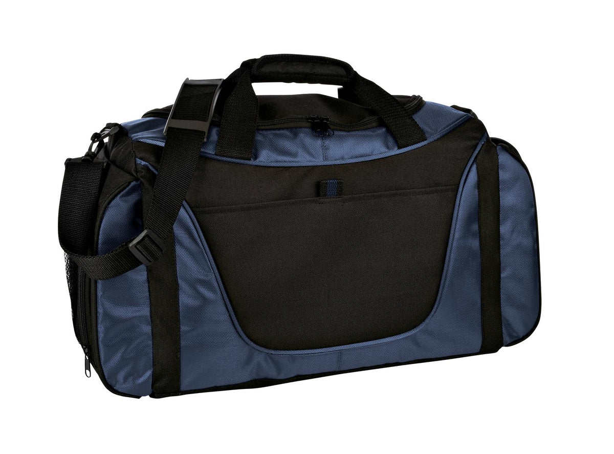 Port Authority Medium Two-Tone Duffel. BG1050 in Navy/ Black