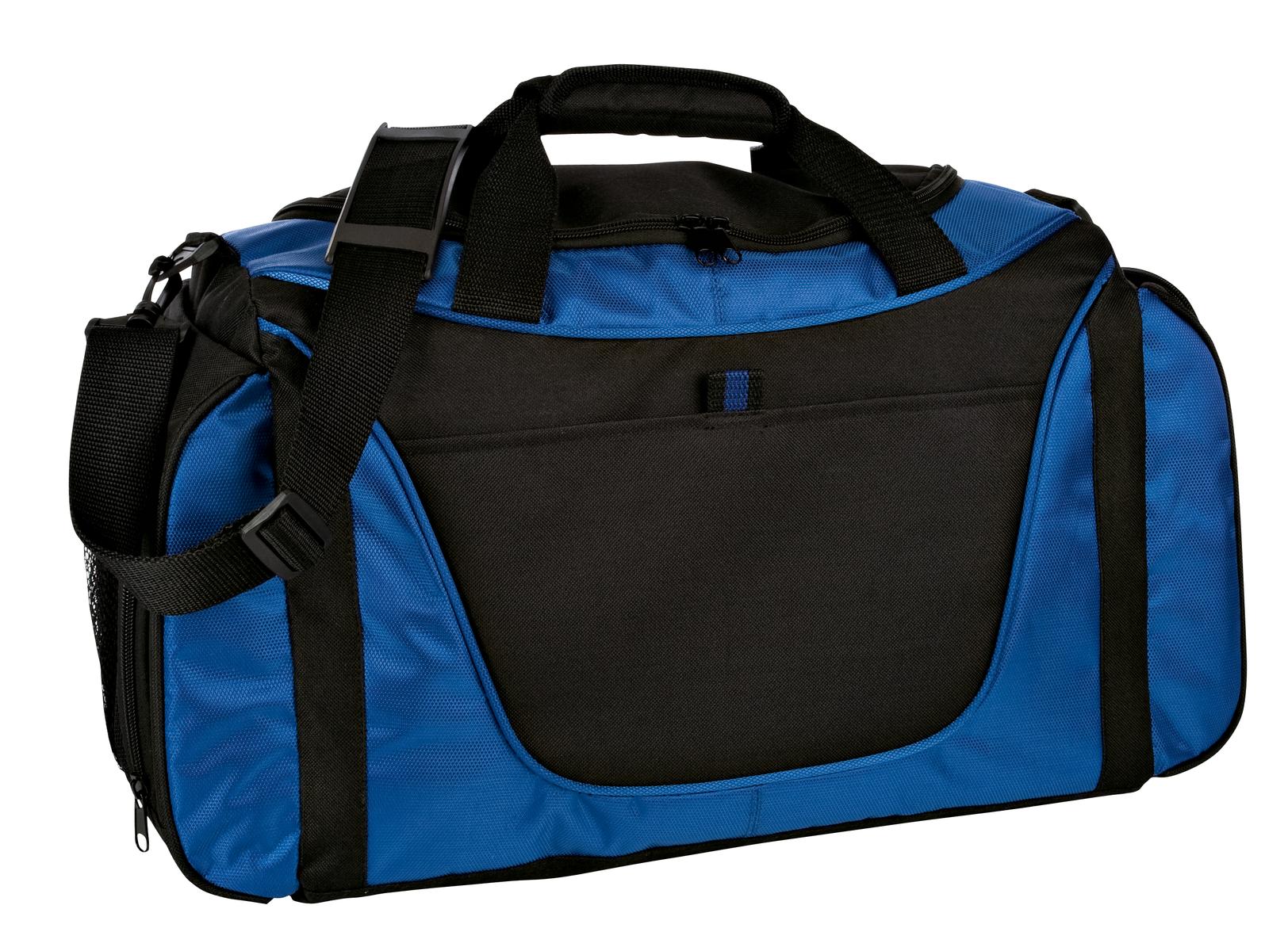 Port Authority Medium Two-Tone Duffel. BG1050 in Royal/ Black
