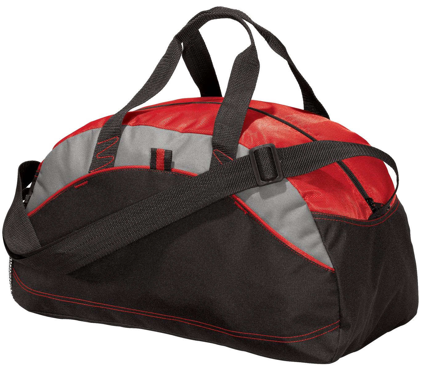 Port Authority - Medium Contrast Duffel. BG1070 in Red