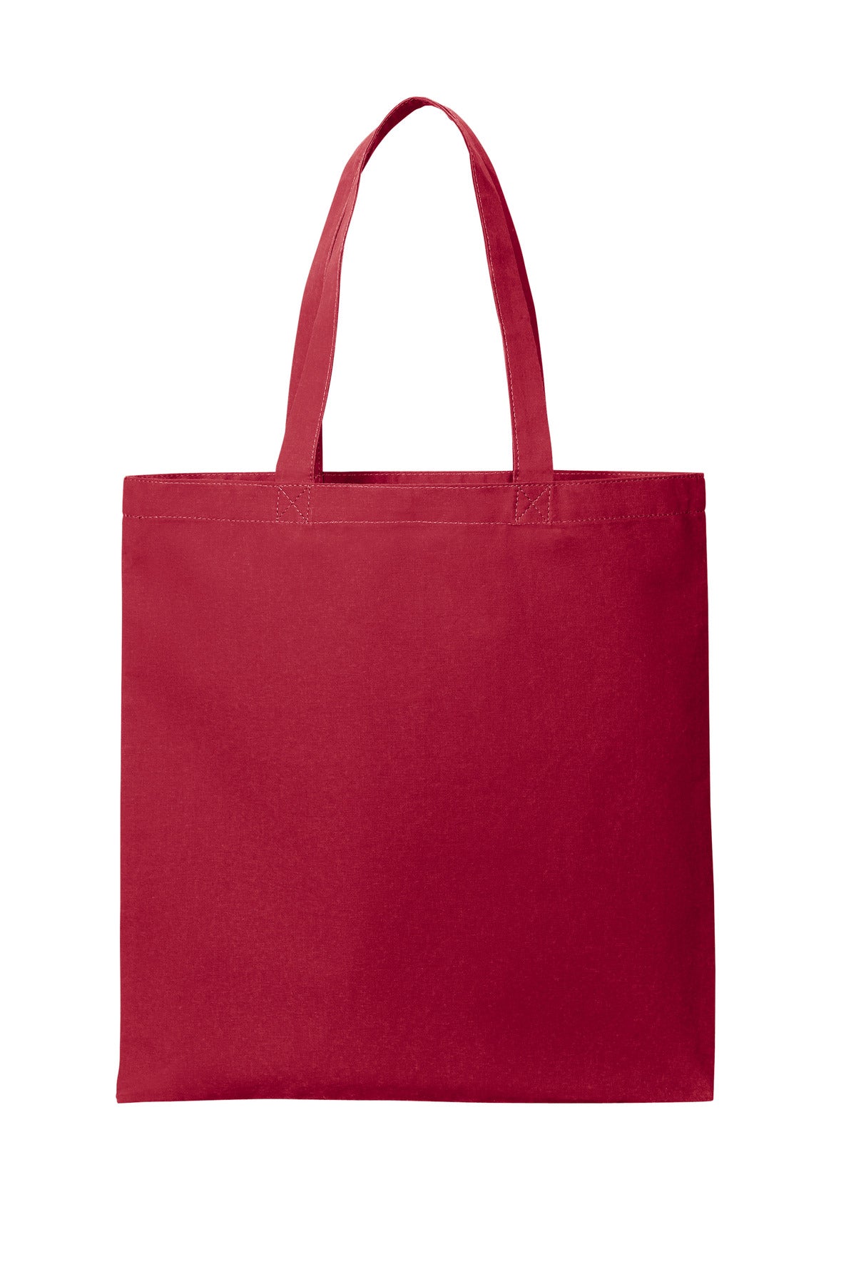 Port Authority Core Cotton Tote BG1500 in Deep Red