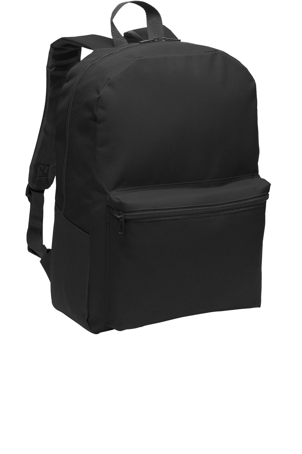 Port Authority Value Backpack. BG203 in Black
