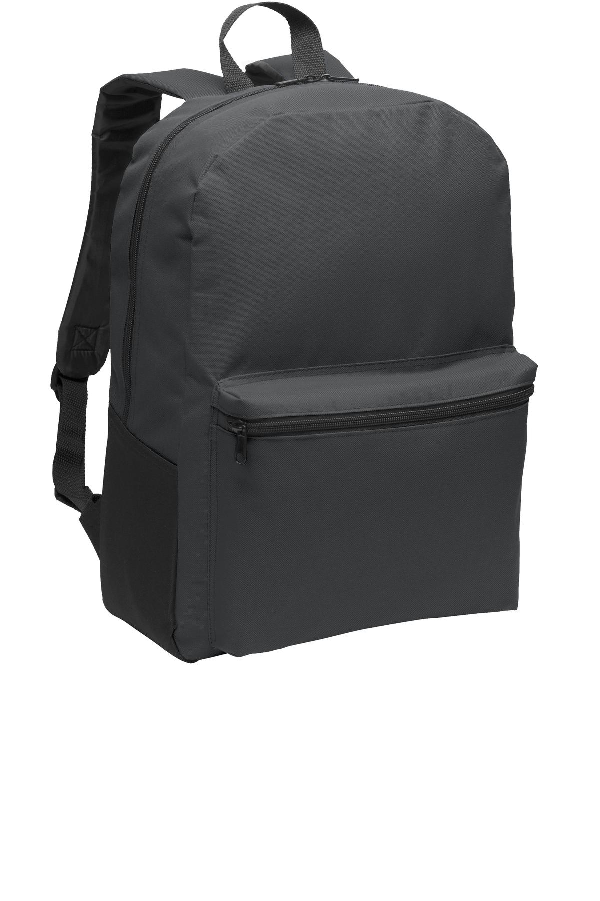 Port Authority Value Backpack. BG203 in Dark Charcoal