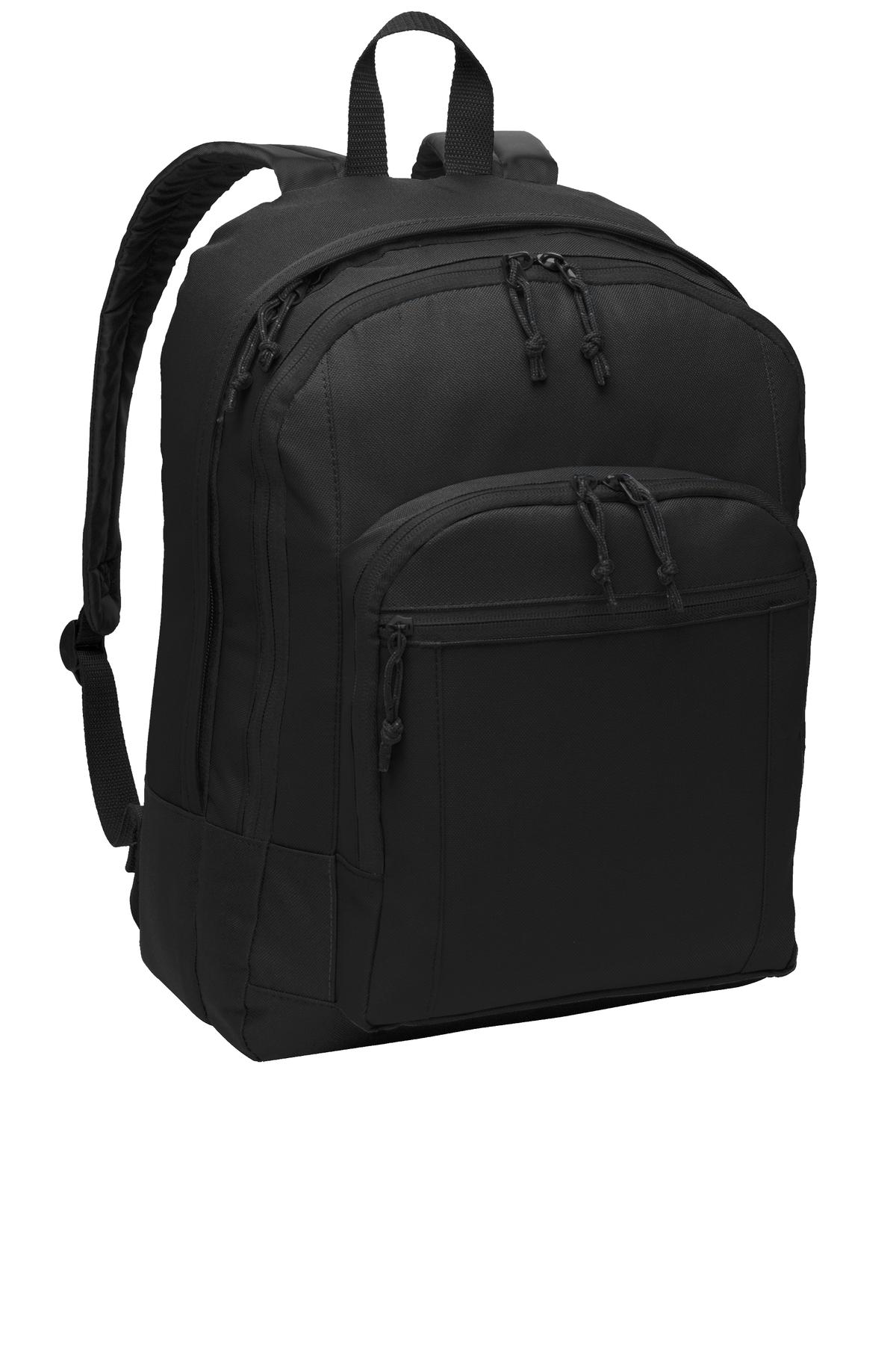 Port Authority Basic Backpack. BG204 in Black