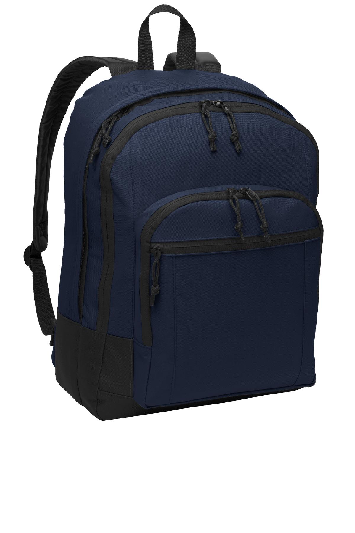 Port Authority Basic Backpack. BG204 in Navy