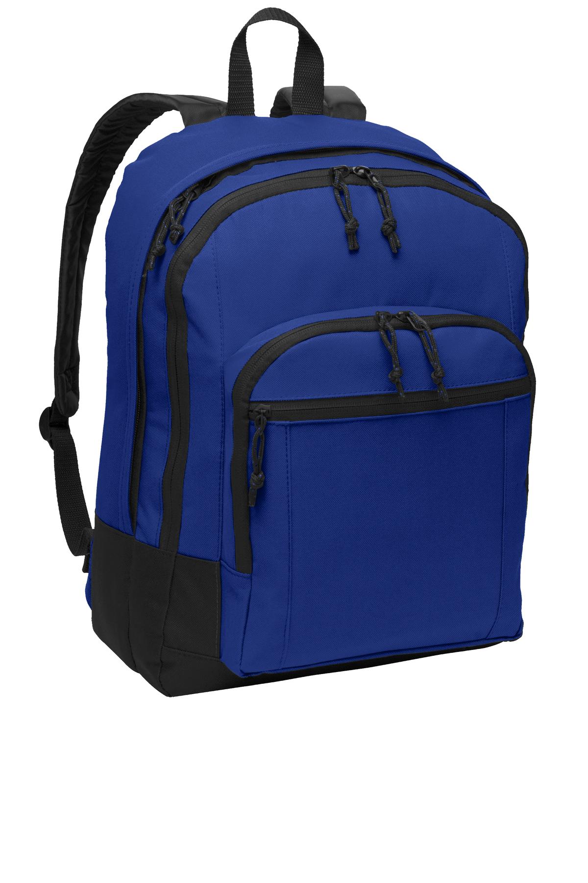 Port Authority Basic Backpack. BG204 in Twilight Blue