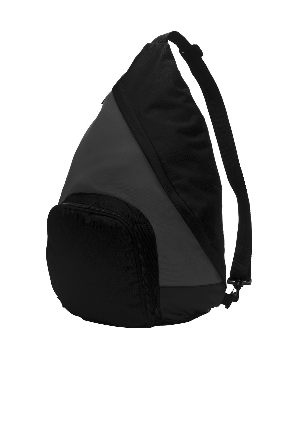 Port Authority Active Sling Pack. BG206 in Dark Charcoal/ Black