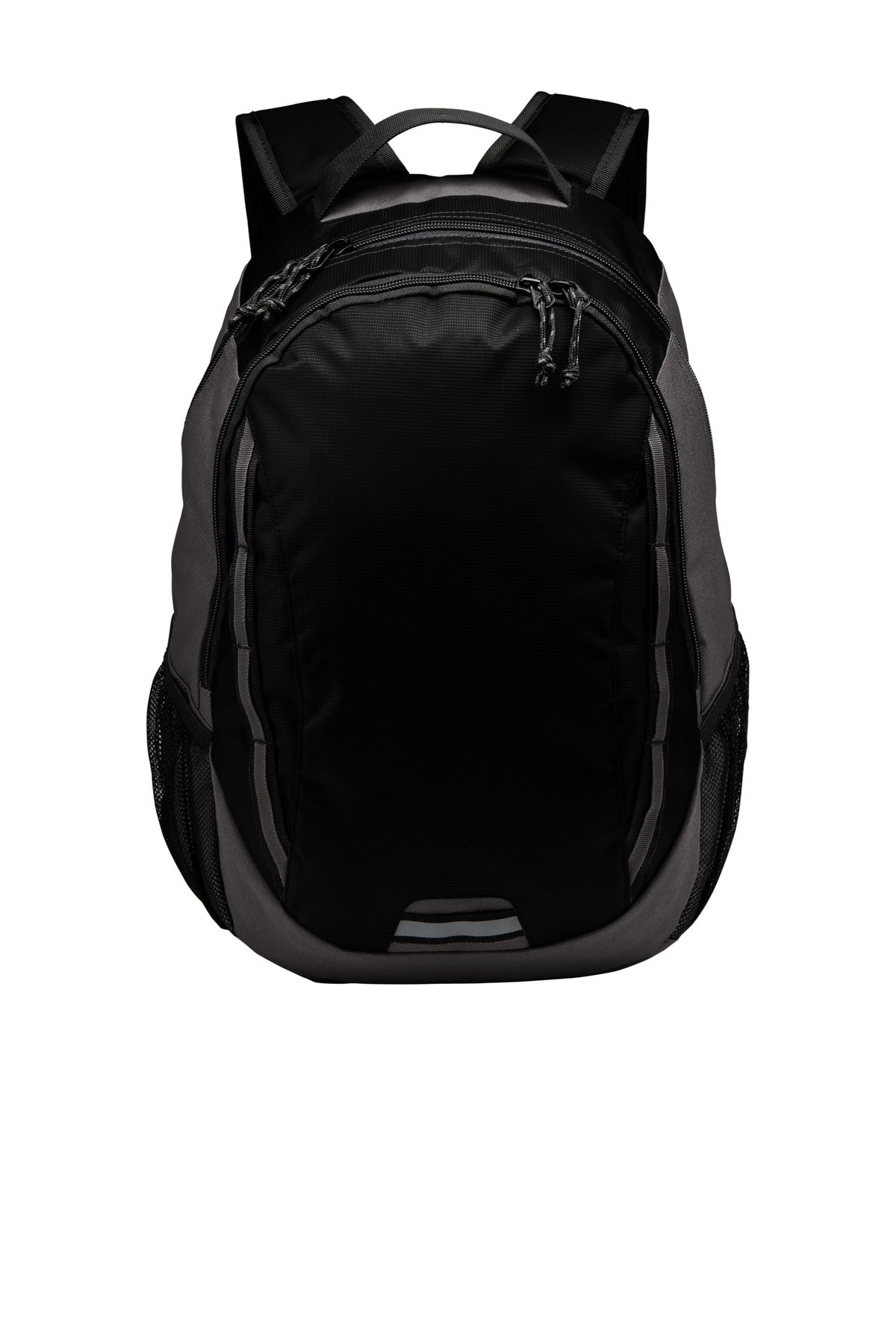 Port Authority  Ridge Backpack. BG208 in Black/ Dark Charcoal