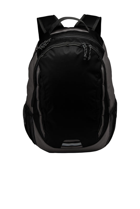 Port Authority  Ridge Backpack. BG208 in Black/ Dark Charcoal
