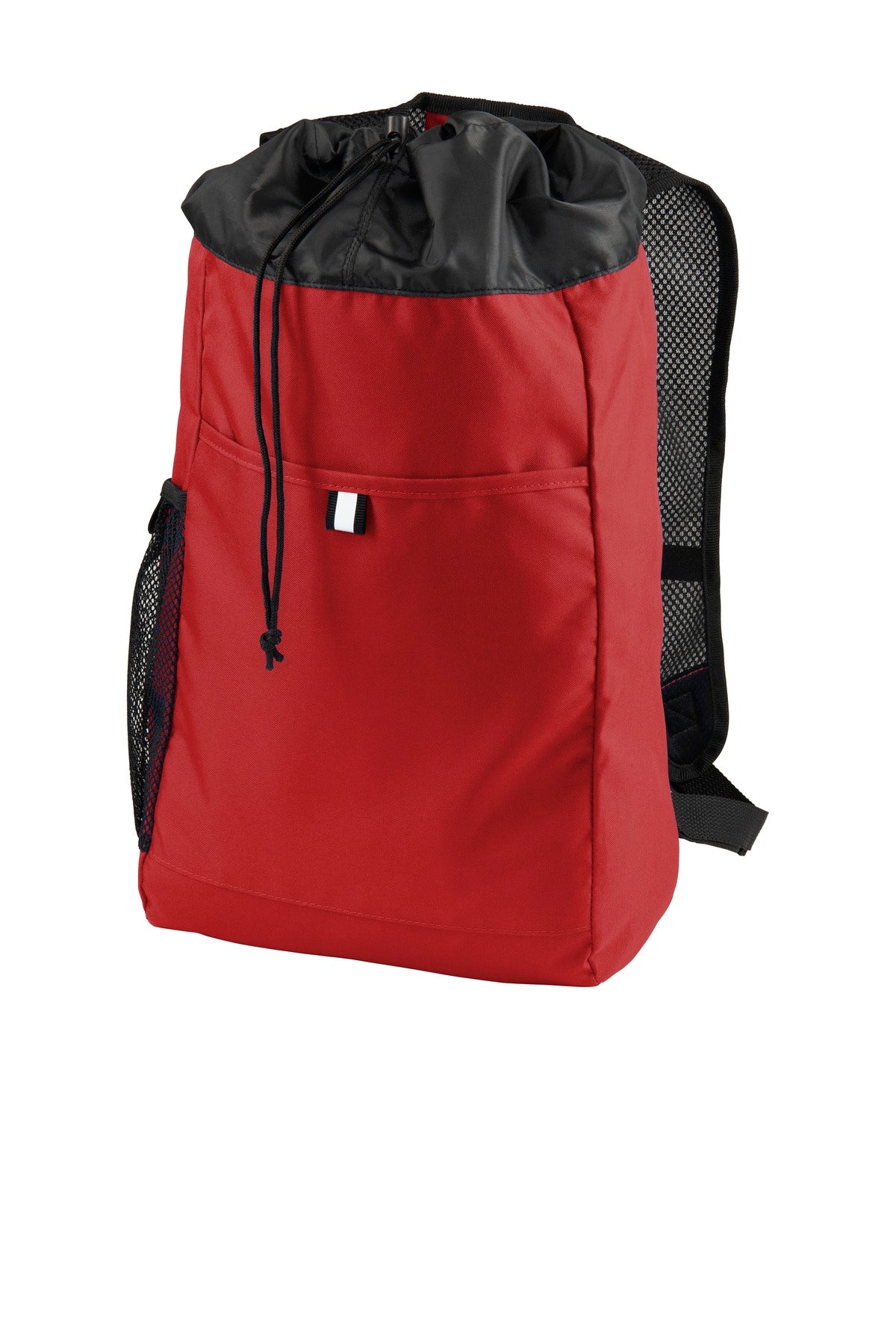 Port Authority  Hybrid Backpack. BG211 in Chili Red/ Black