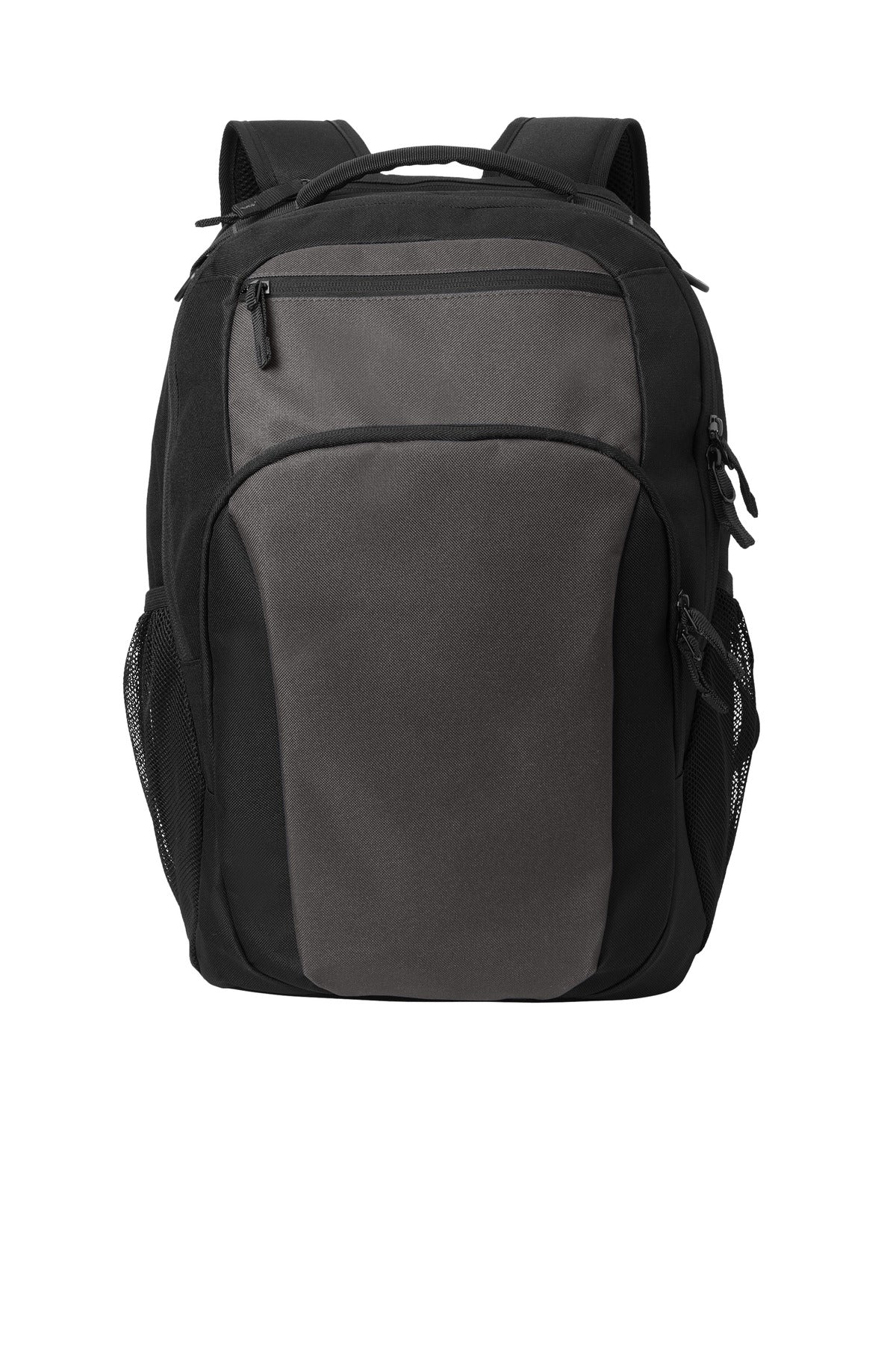 Port Authority Transport Backpack BG232 in Dark Charcoal/ Black