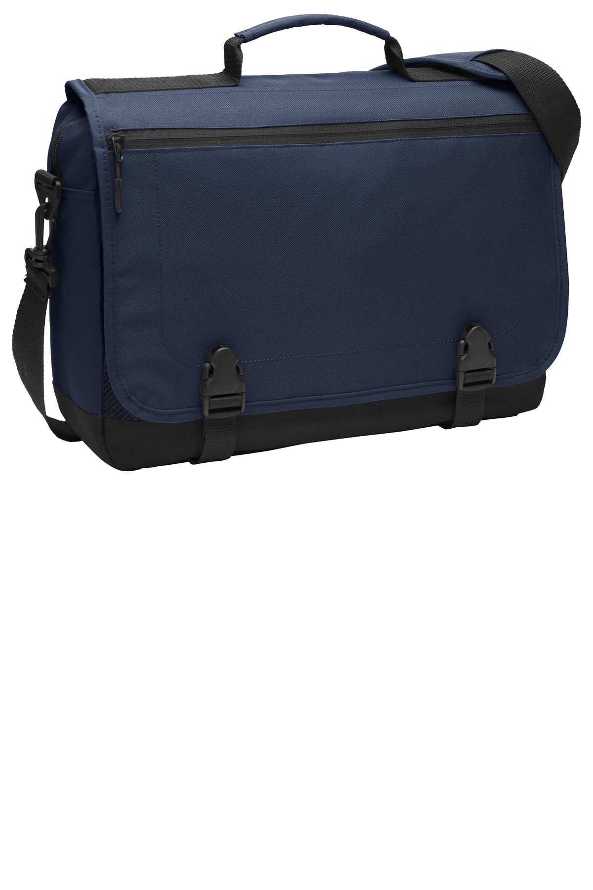 Port Authority Messenger Briefcase. BG304 in Navy