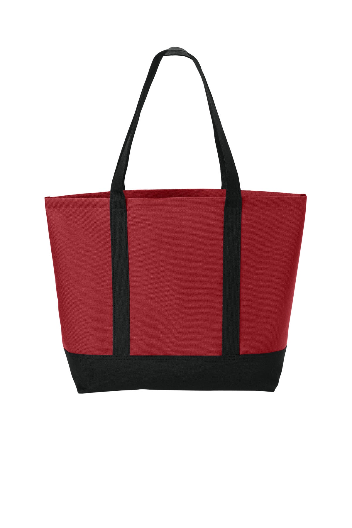Port Authority Day Tote. BG406 in Chili Red/ Black