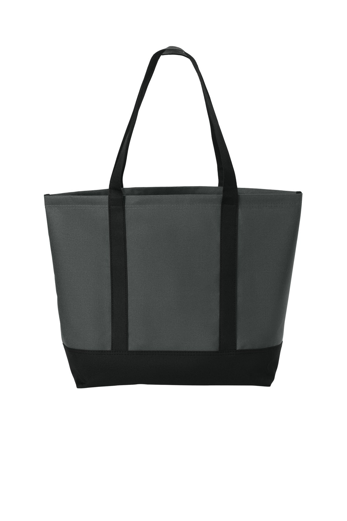 Port Authority Day Tote. BG406 in Dark Charcoal/ Black