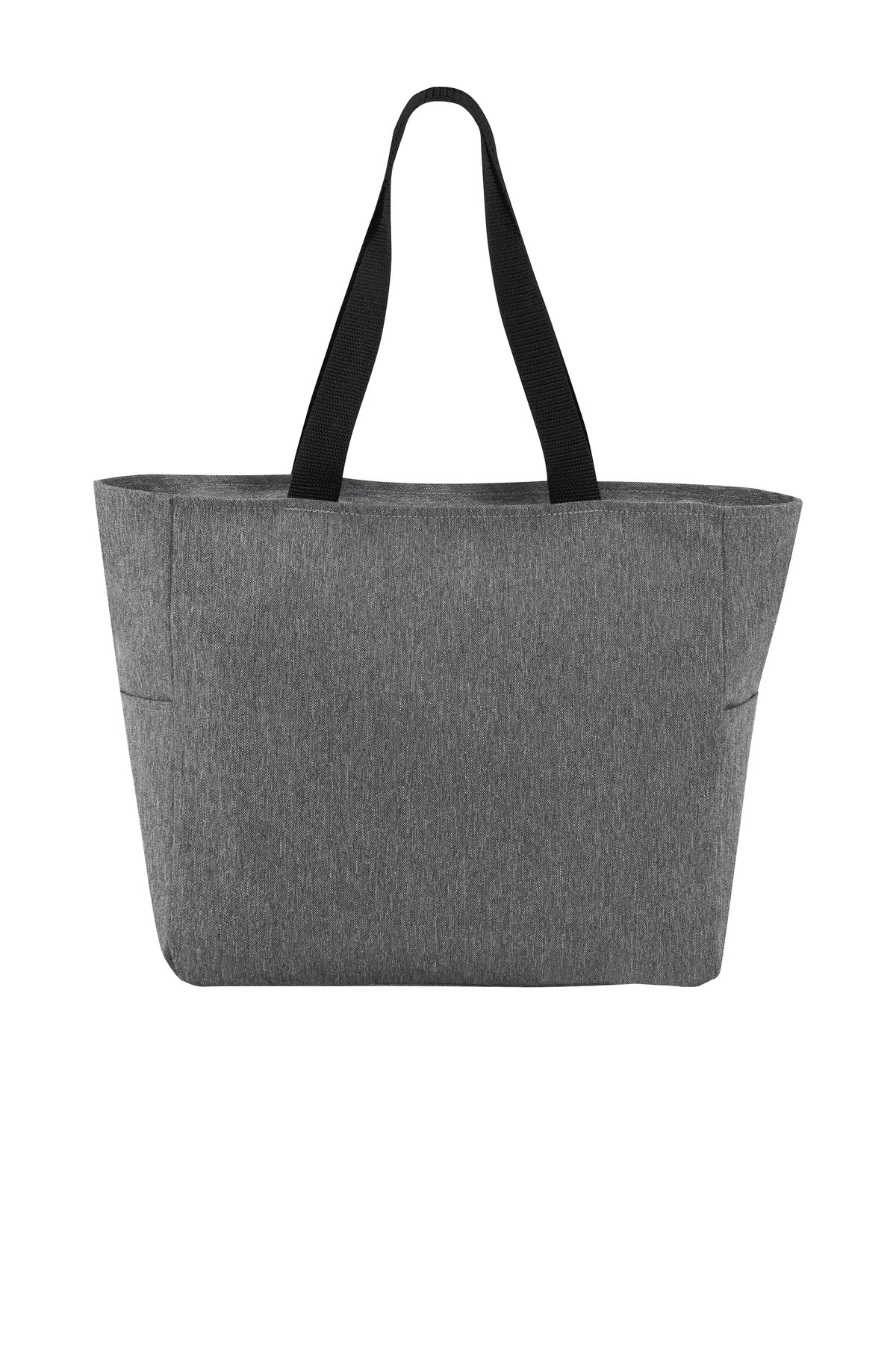 Port Authority Essential Zip Tote. BG410 in Heather Grey