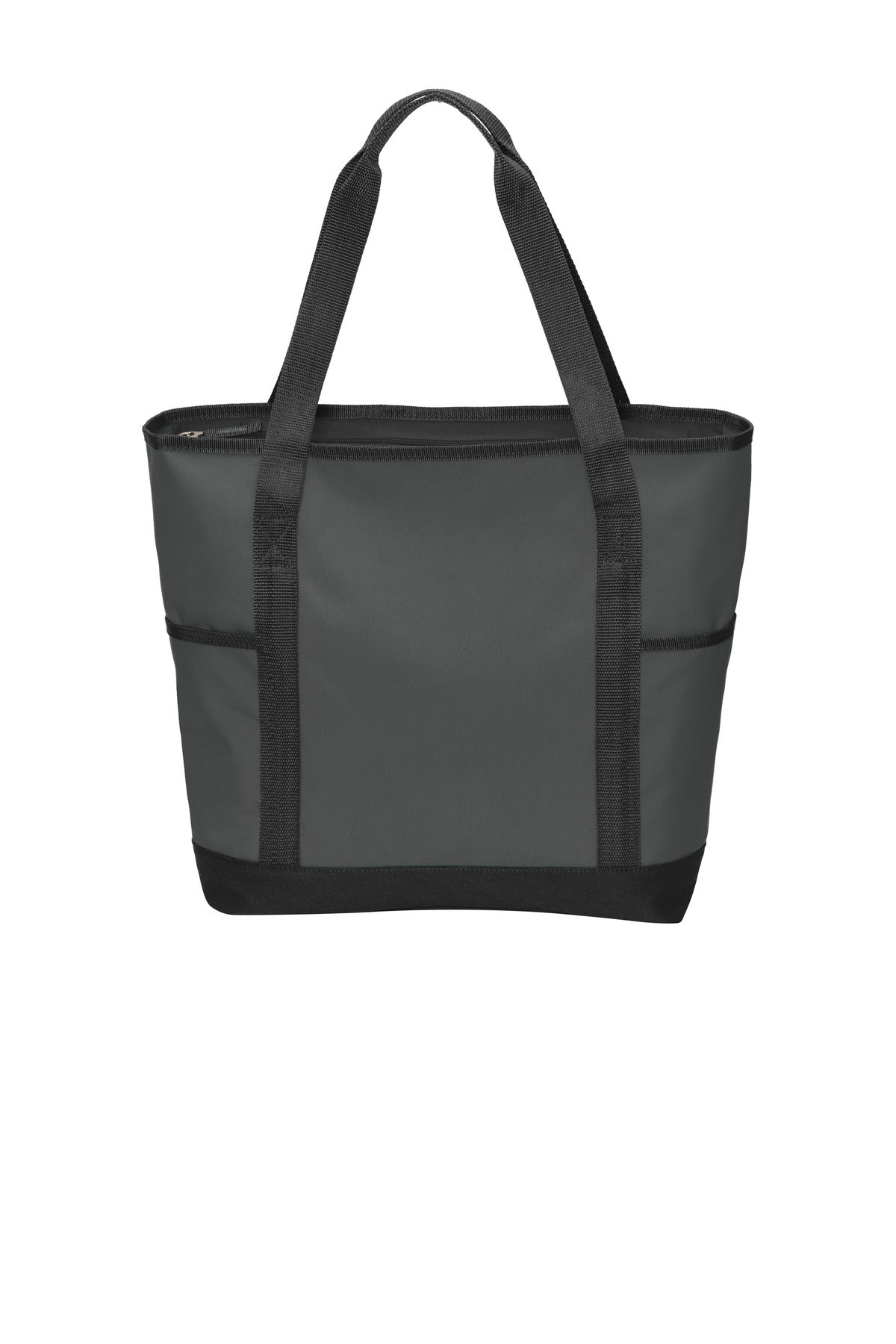 Port Authority On-The-Go Tote. BG411 in Dark Charcoal/ Black