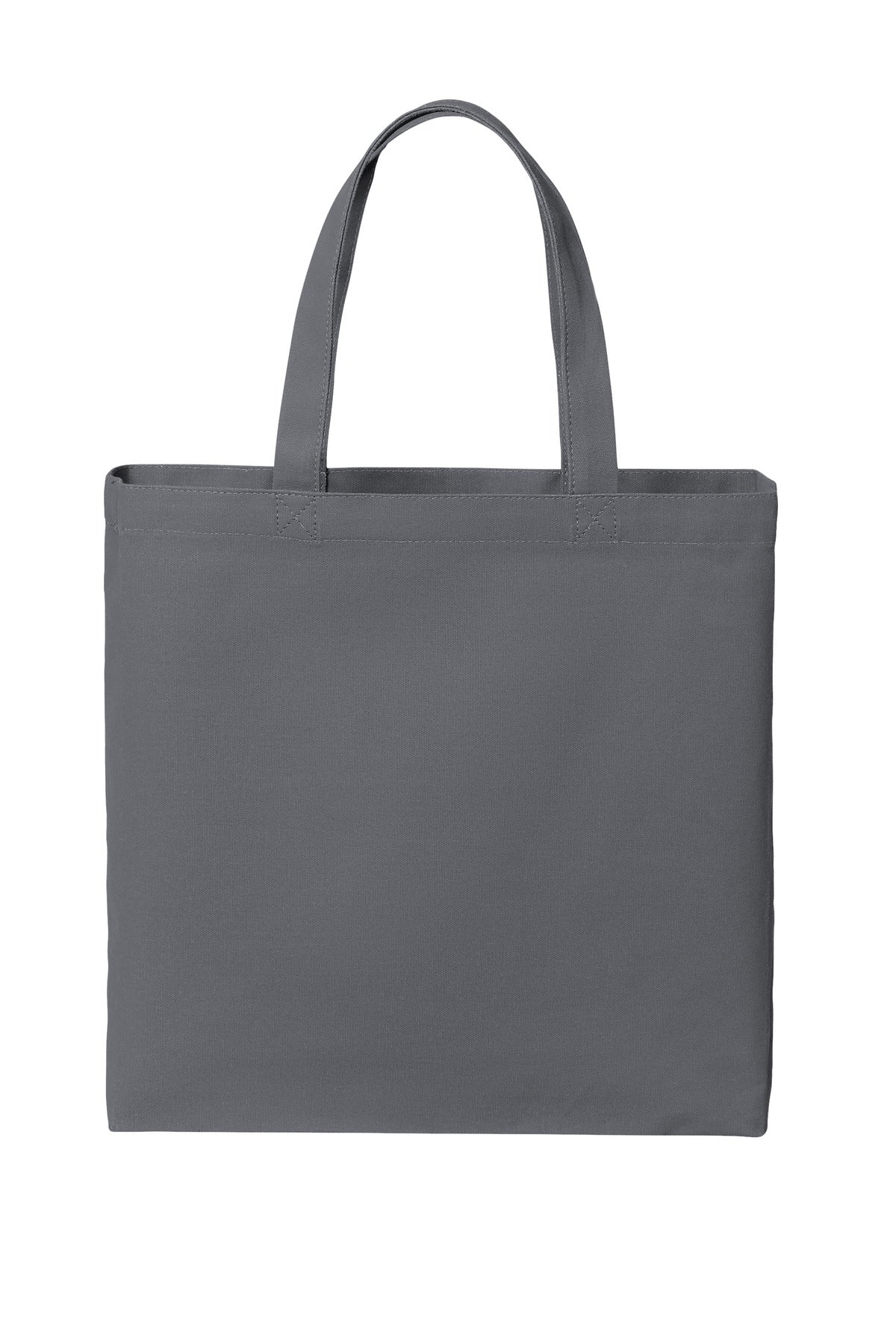 Port Authority Cotton Canvas Tote BG424 in Storm Grey