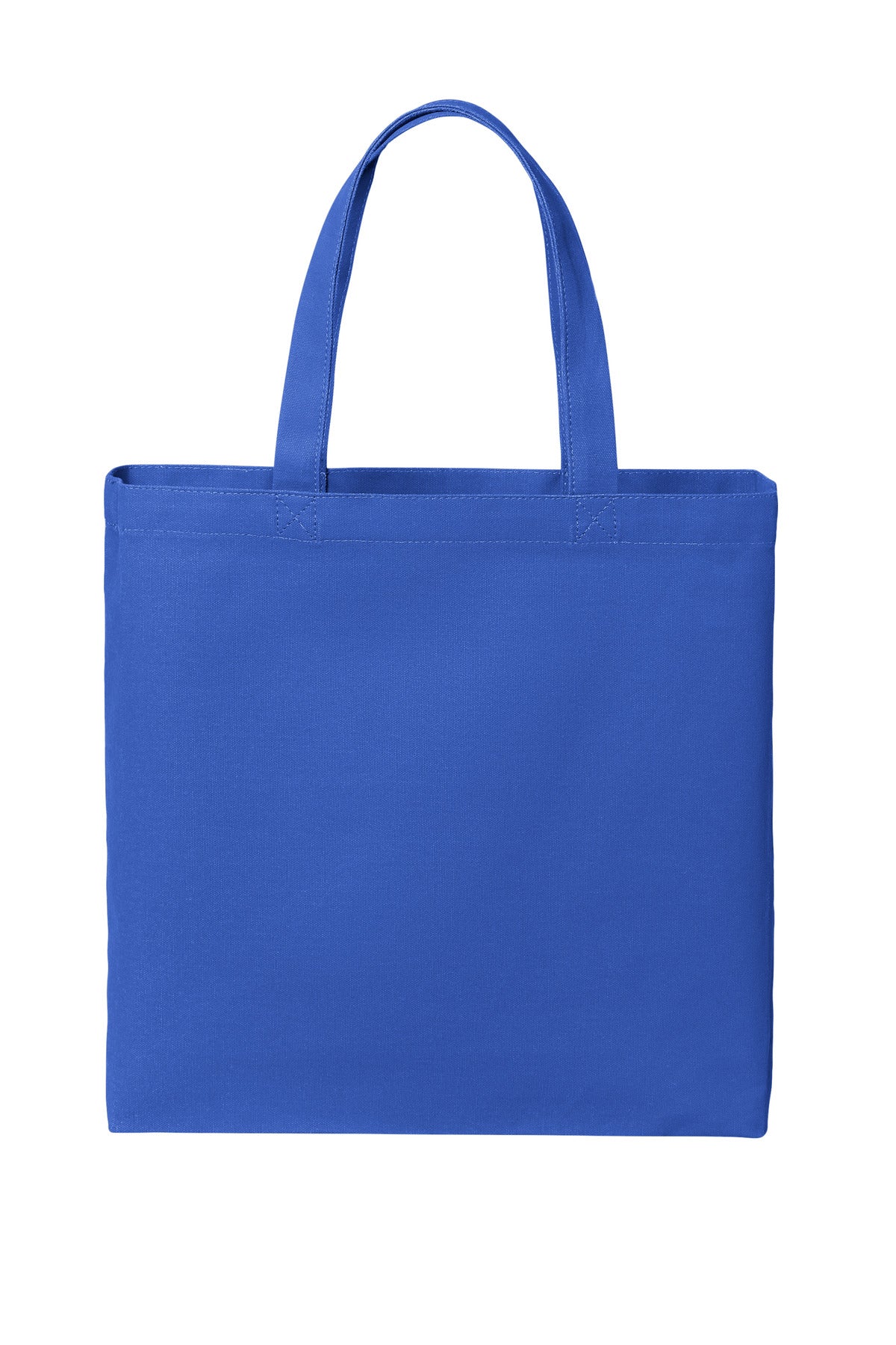 Port Authority Cotton Canvas Tote BG424 in True Royal