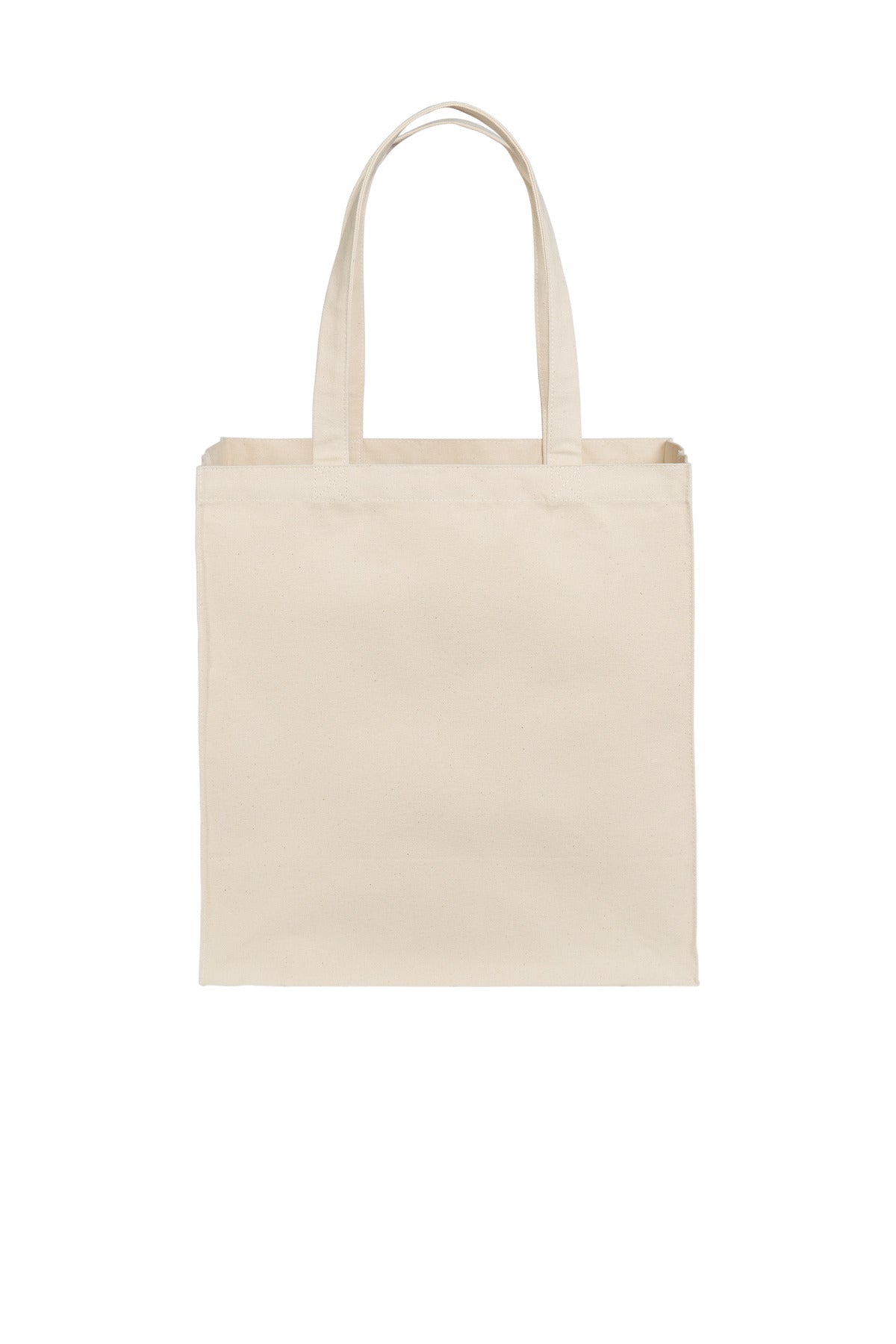 Port Authority Cotton Canvas Over-the-Shoulder Tote BG426 in Natural