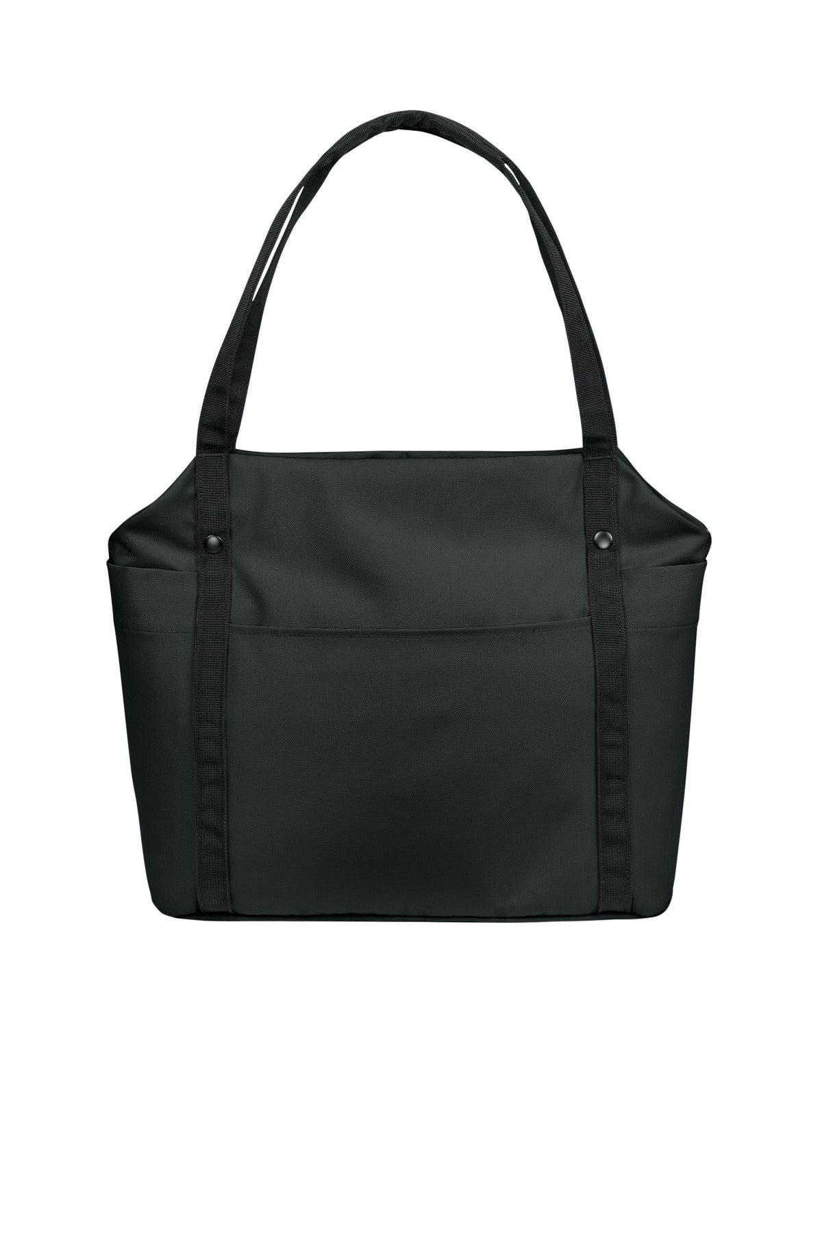 Port Authority Matte Oxford Tote BG472 in Deep Black