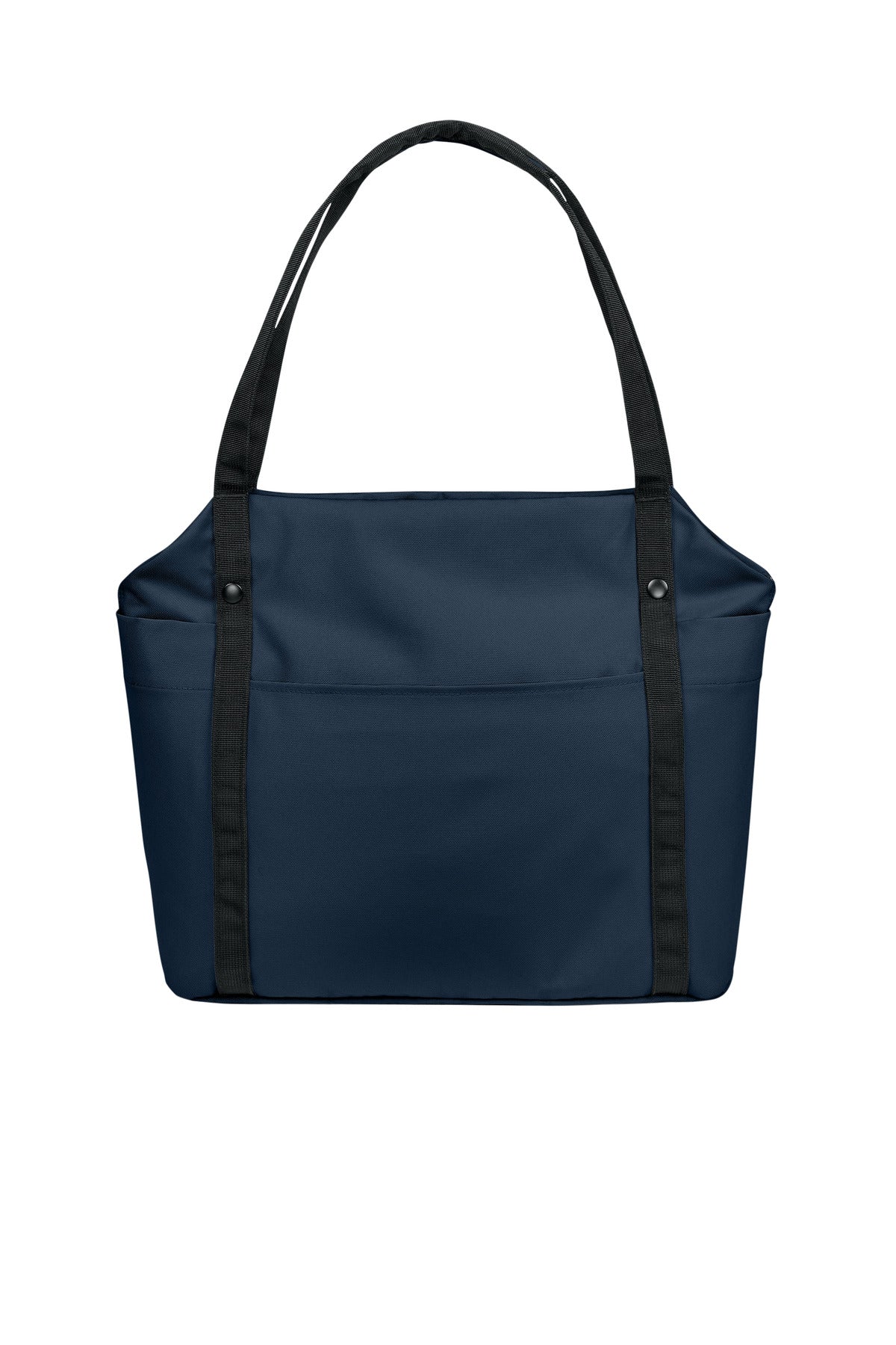 Port Authority Matte Oxford Tote BG472 in River Blue Navy