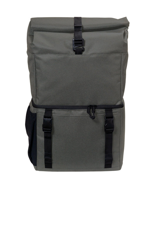 Port Authority 18-Can Backpack Cooler BG501 in Dark Charcoal/ Black
