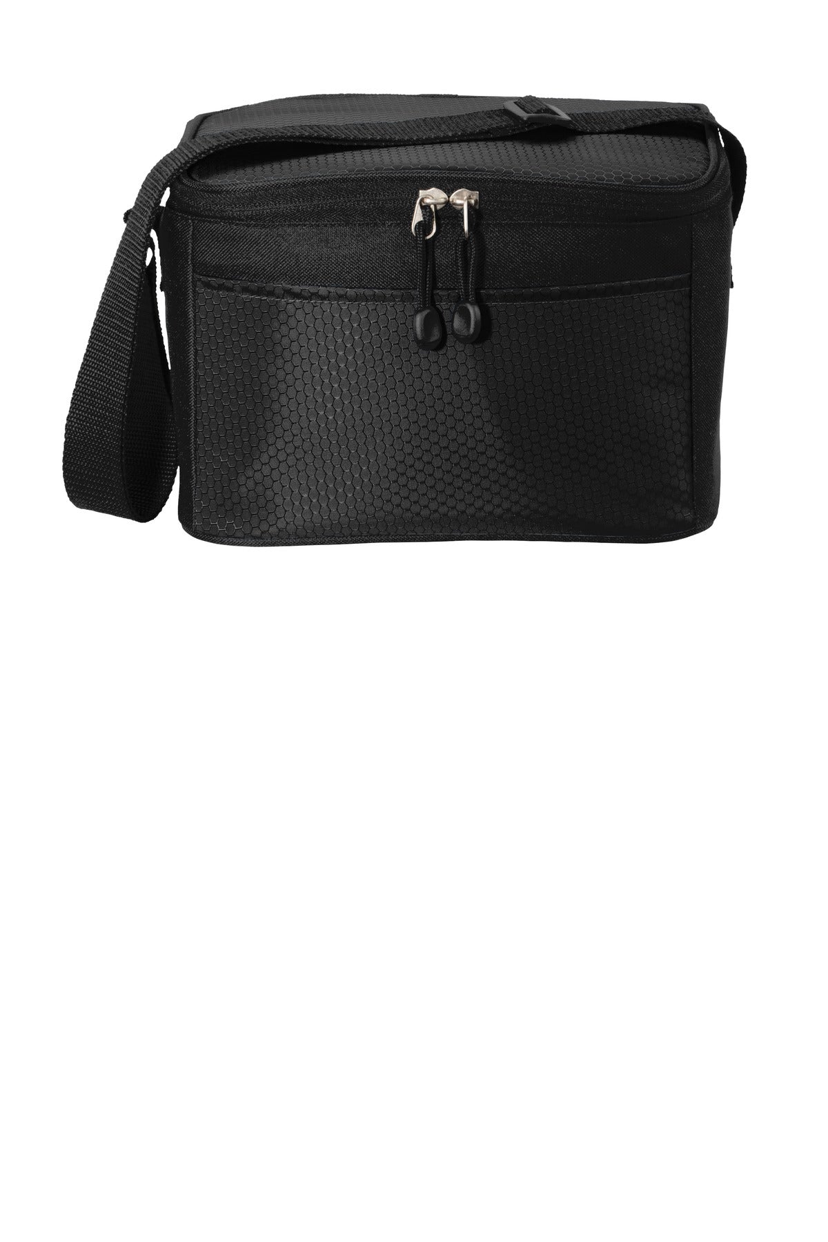 Port Authority 6-Can Cube Cooler. BG512 in Black/ Black