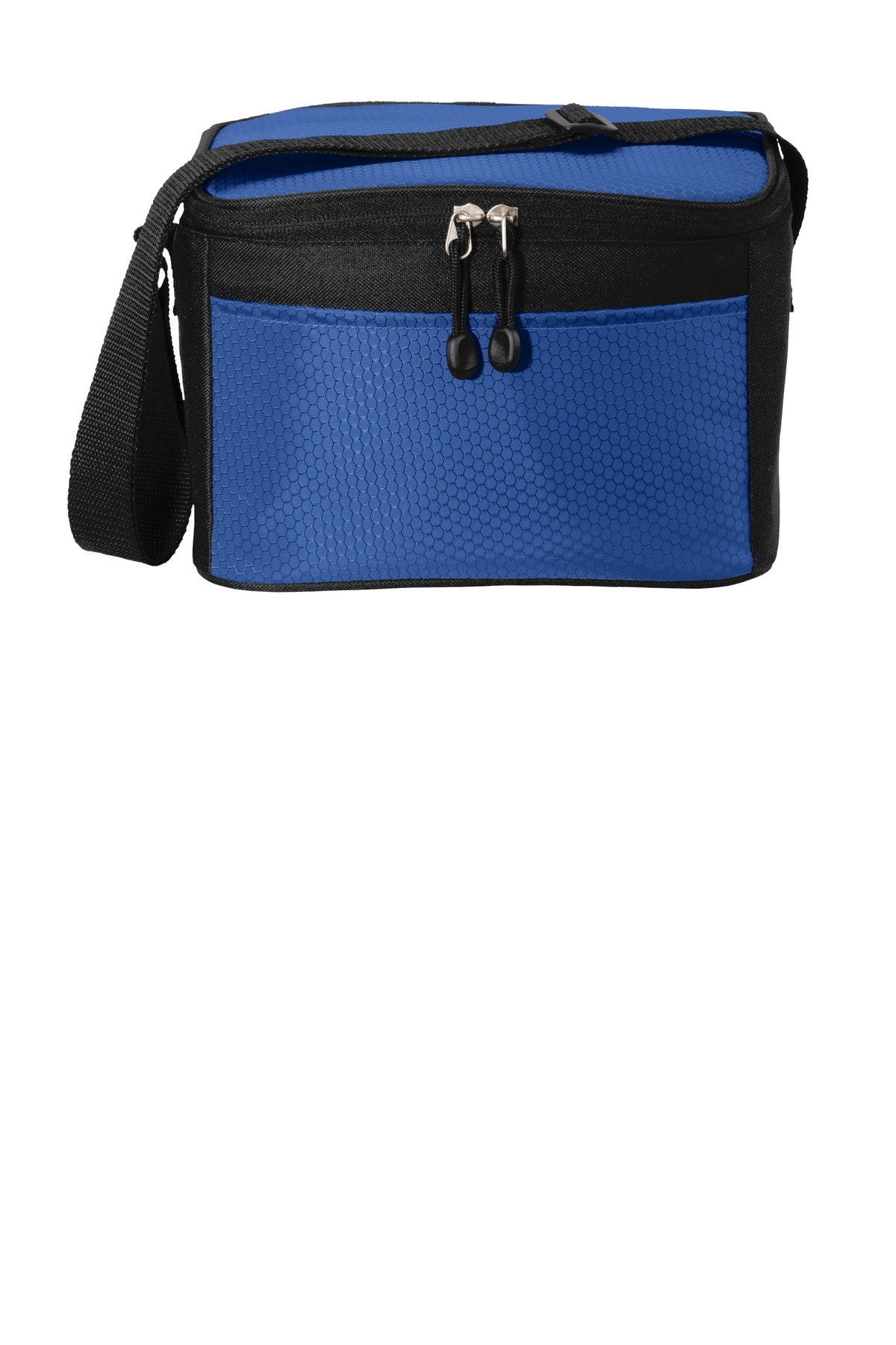 Port Authority 6-Can Cube Cooler. BG512 in Twilight Blue/ Black