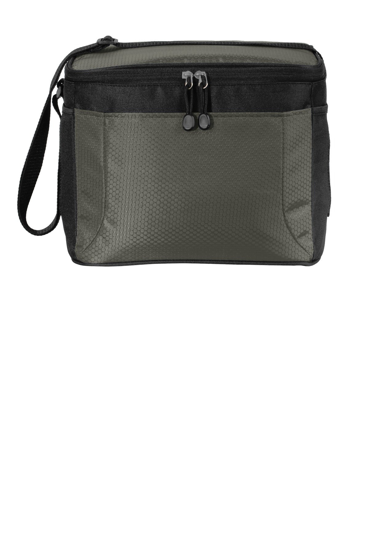 Port Authority 12-Can Cube Cooler. BG513 in Grey/ Black