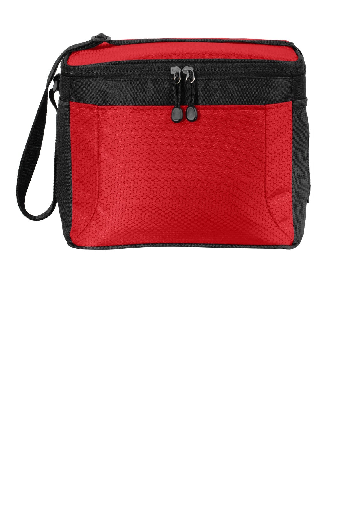Port Authority 12-Can Cube Cooler. BG513 in Red/ Black